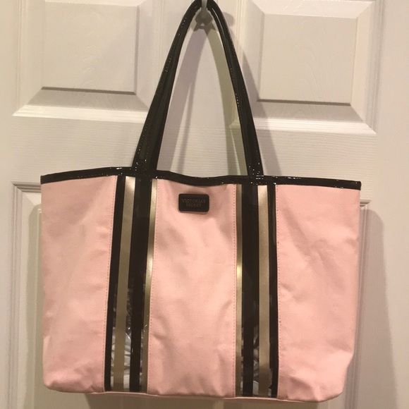 COPY - Victoria’s Secret pink, gold and black Tote - Picture 2 of 8